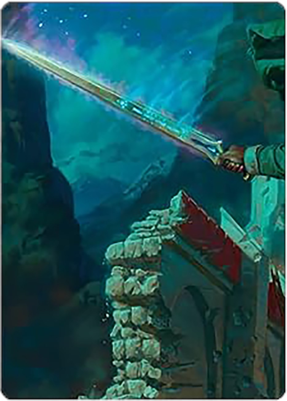 Anduril, Narsil Reforged Art Card [The Lord of the Rings: Tales of Middle-earth Art Series] | D20 Games