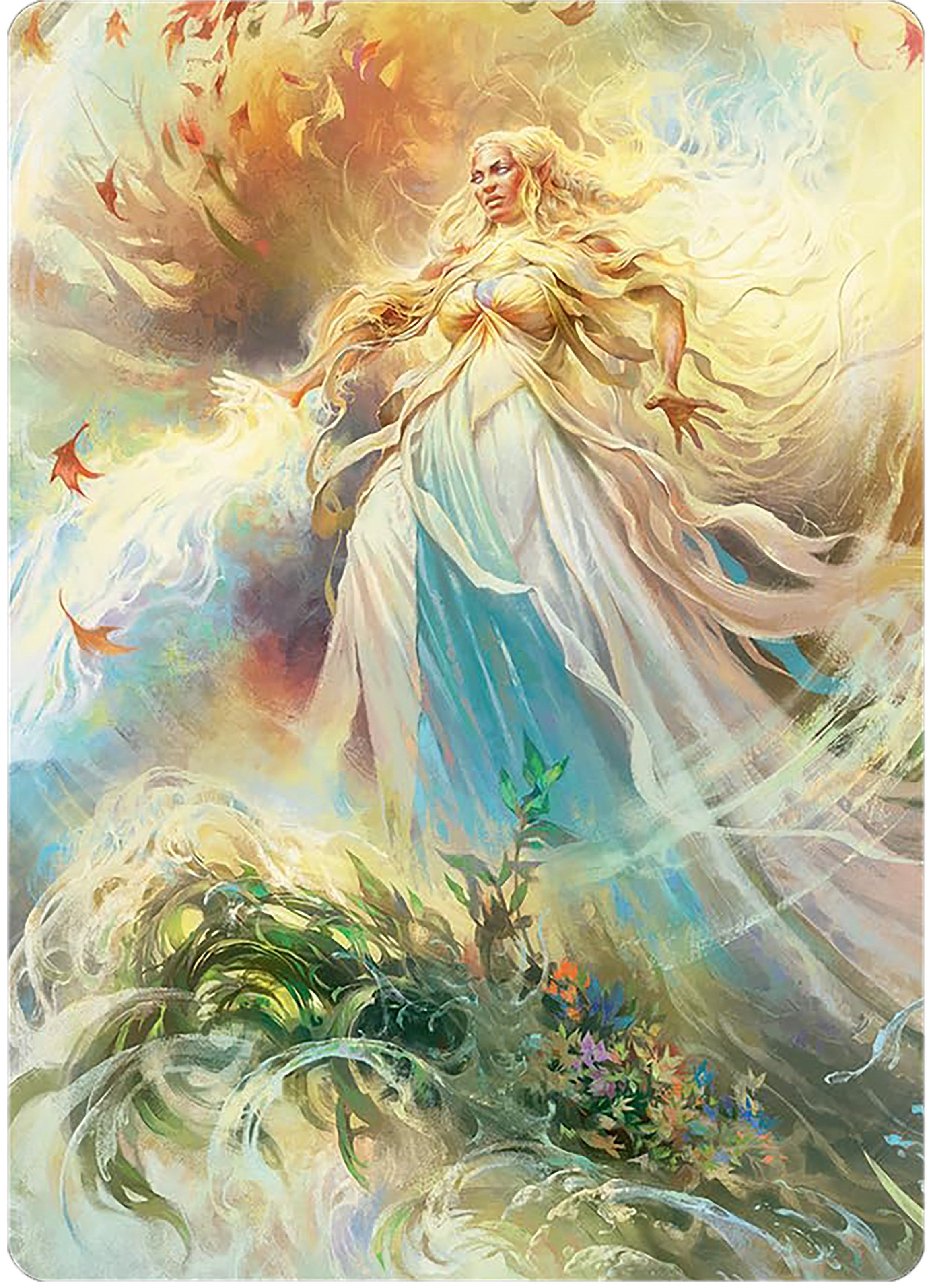 Galadriel, Light of Valinor Art Card [The Lord of the Rings: Tales of Middle-earth Art Series] | D20 Games