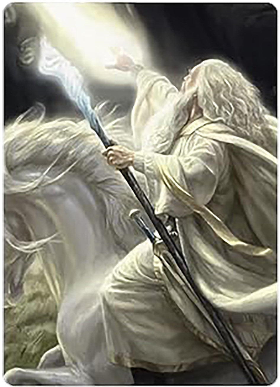 Gandalf of the Secret Fire Art Card [The Lord of the Rings: Tales of Middle-earth Art Series] | D20 Games