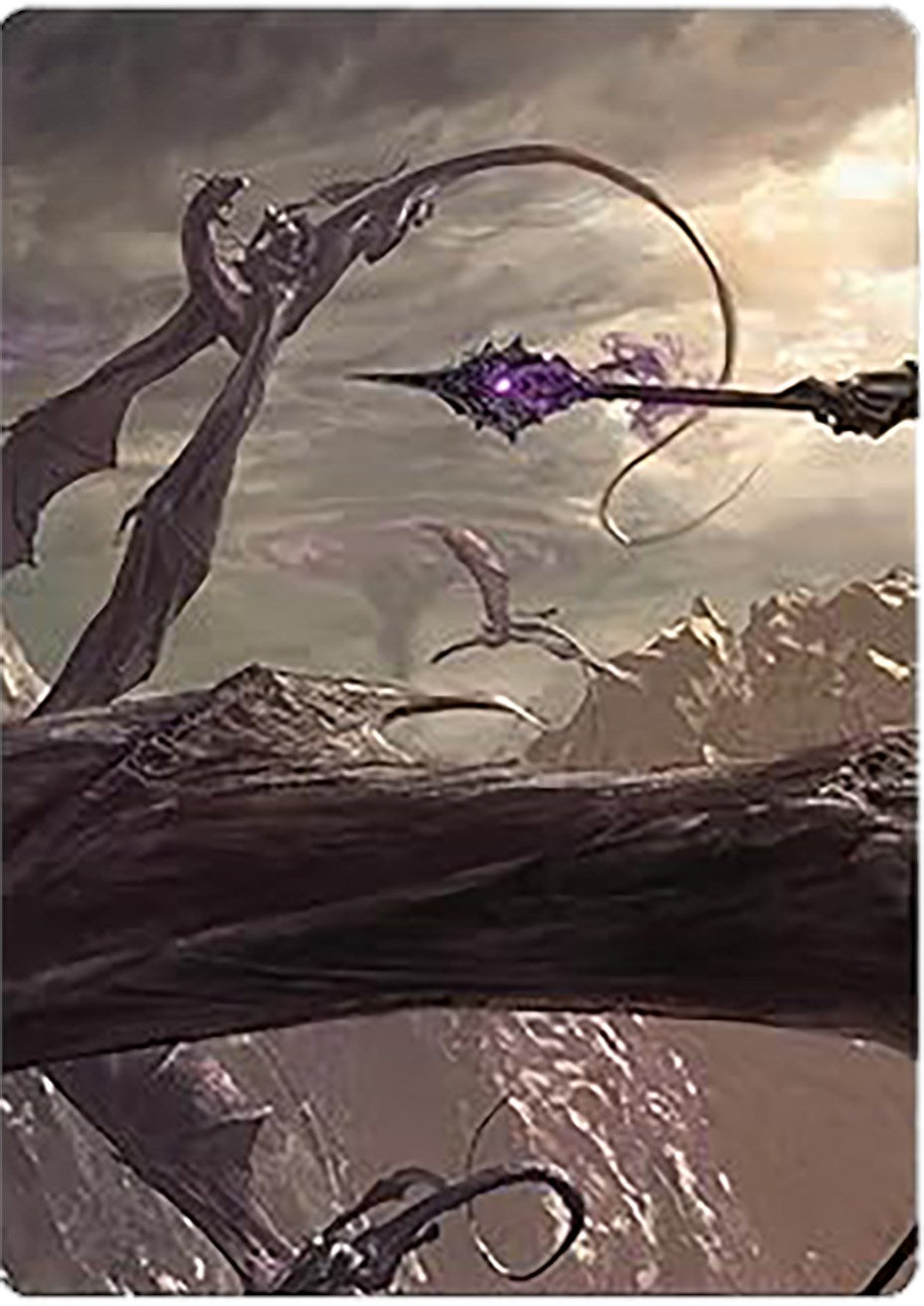 Nazgul Battle-Mace Art Card [The Lord of the Rings: Tales of Middle-earth Art Series] | D20 Games