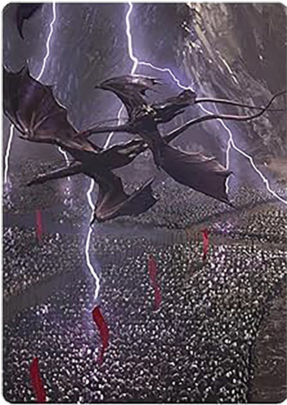 Mordor on the March Art Card [The Lord of the Rings: Tales of Middle-earth Art Series] | D20 Games