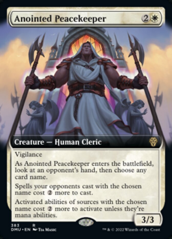 Anointed Peacekeeper (Extended Art) [Dominaria United] | D20 Games