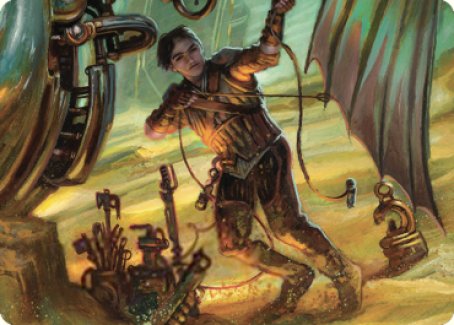 Mishra, Excavation Prodigy Art Card [The Brothers' War Art Series] | D20 Games