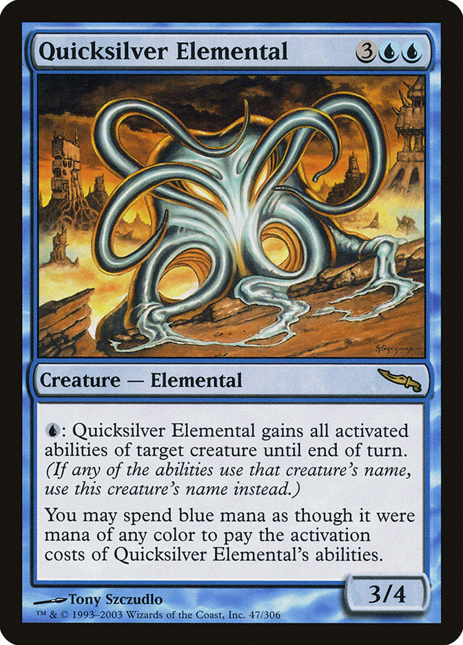 Quicksilver Elemental [Mirrodin] | D20 Games