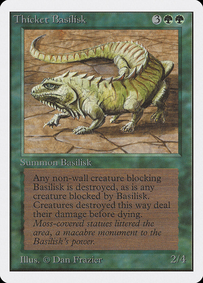 Thicket Basilisk [Unlimited Edition] | D20 Games