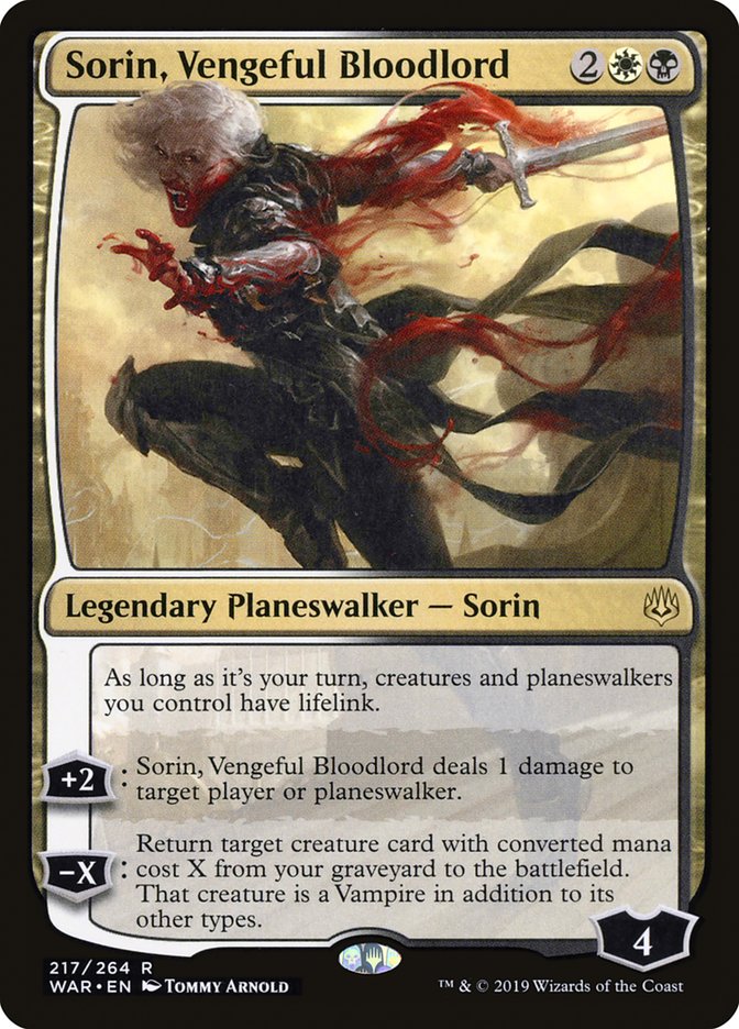 Sorin, Vengeful Bloodlord [War of the Spark] | D20 Games