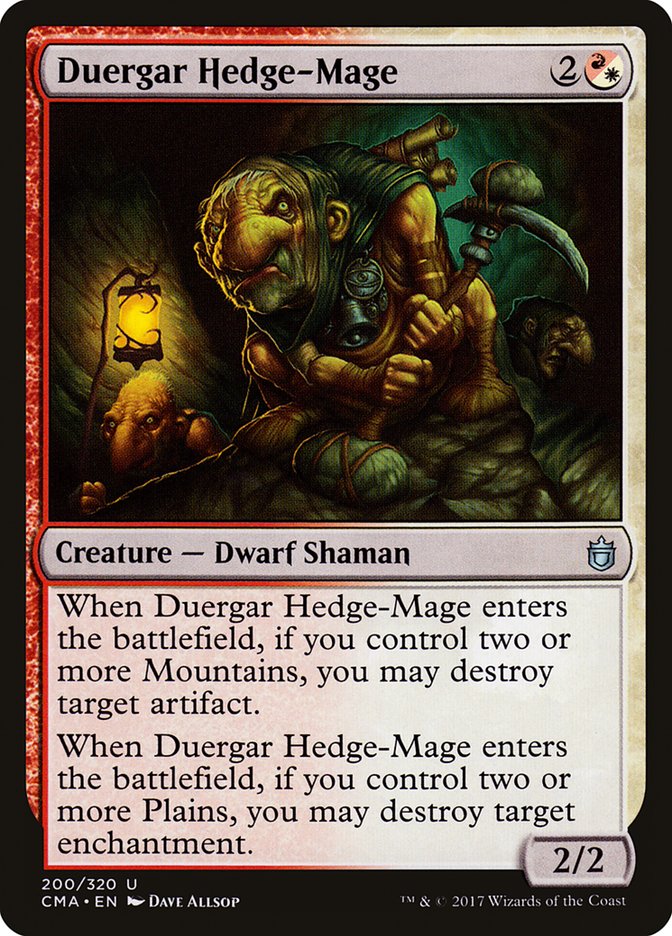 Duergar Hedge-Mage [Commander Anthology] | D20 Games