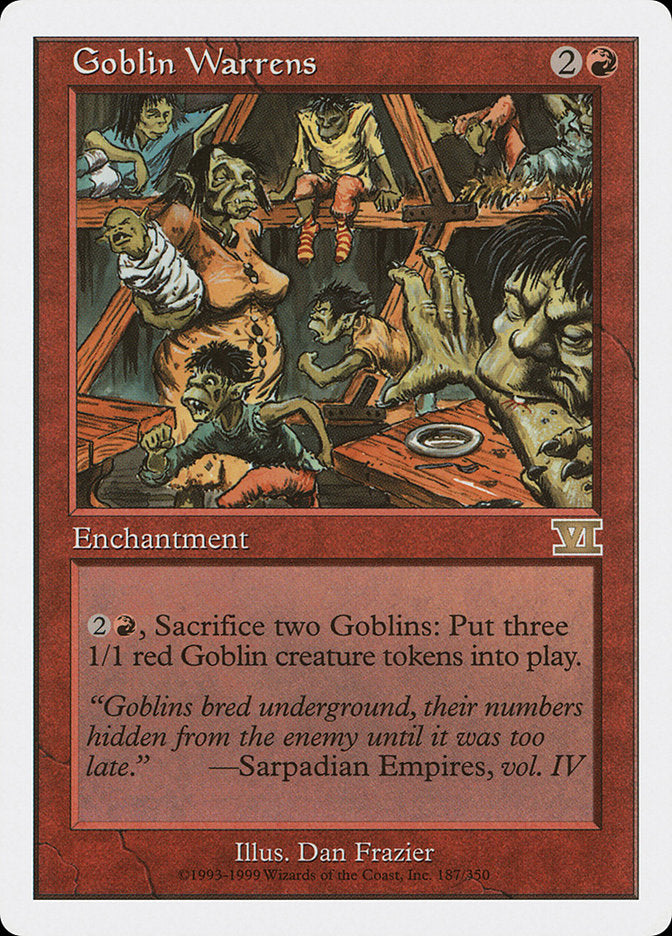 Goblin Warrens [Classic Sixth Edition] | D20 Games