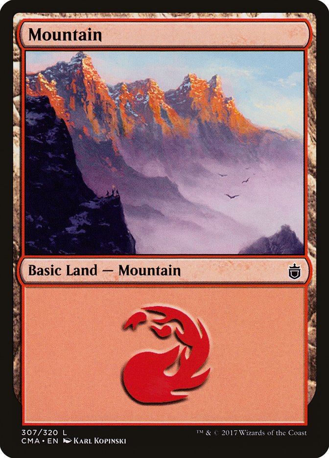 Mountain (307) [Commander Anthology] | D20 Games