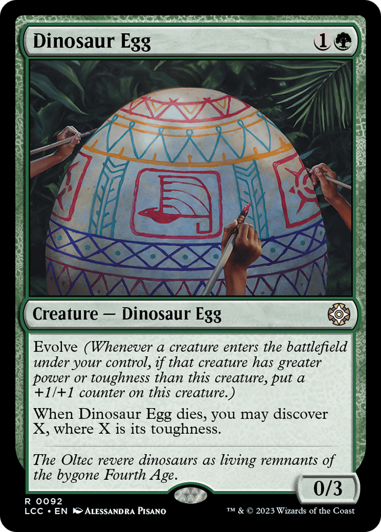 Dinosaur Egg [The Lost Caverns of Ixalan Commander] | D20 Games