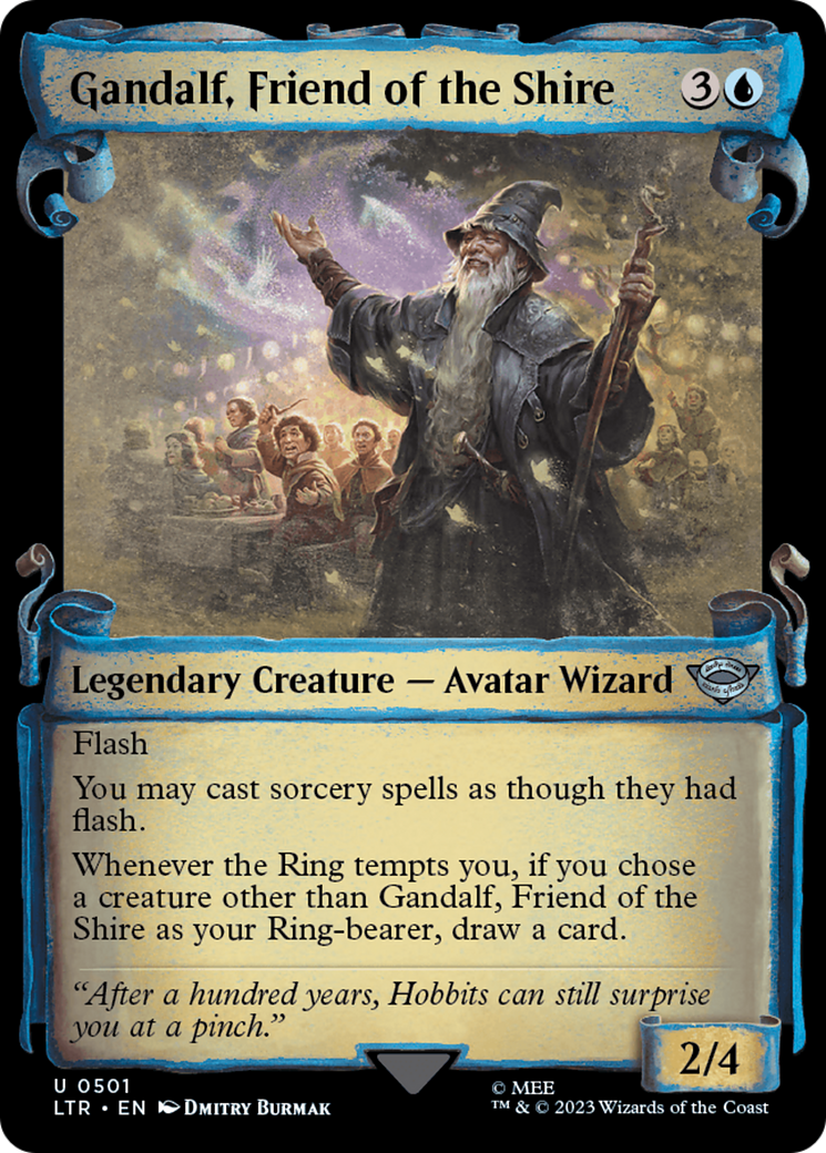 Gandalf, Friend of the Shire [The Lord of the Rings: Tales of Middle-Earth Showcase Scrolls] | D20 Games