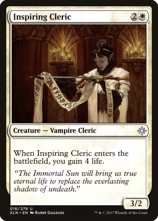 Inspiring Cleric [Ixalan] | D20 Games