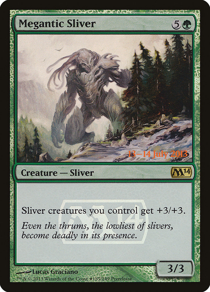 Megantic Sliver [Magic 2014 Prerelease Promos] | D20 Games