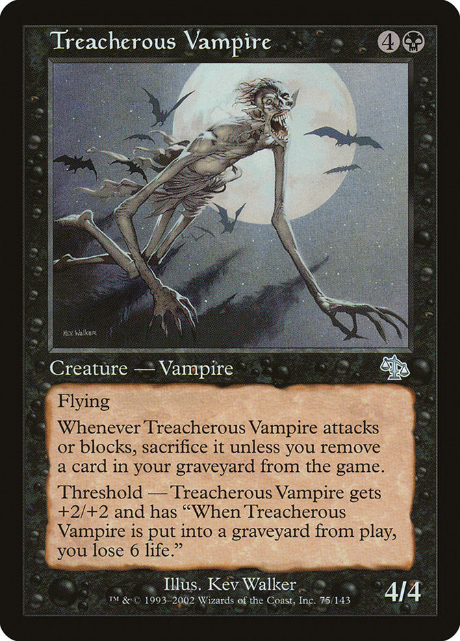 Treacherous Vampire [Judgment] | D20 Games