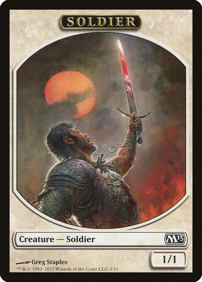 Soldier [Magic 2013 Tokens] | D20 Games