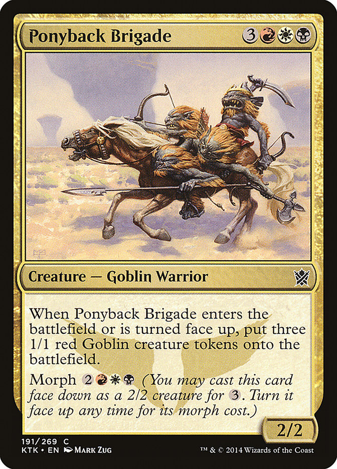 Ponyback Brigade [Khans of Tarkir] | D20 Games