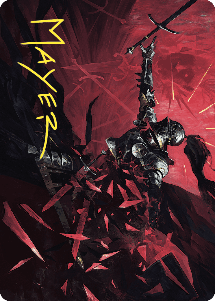 Shatter the Oath Art Card (Gold-Stamped Signature) [Wilds of Eldraine Art Series] | D20 Games