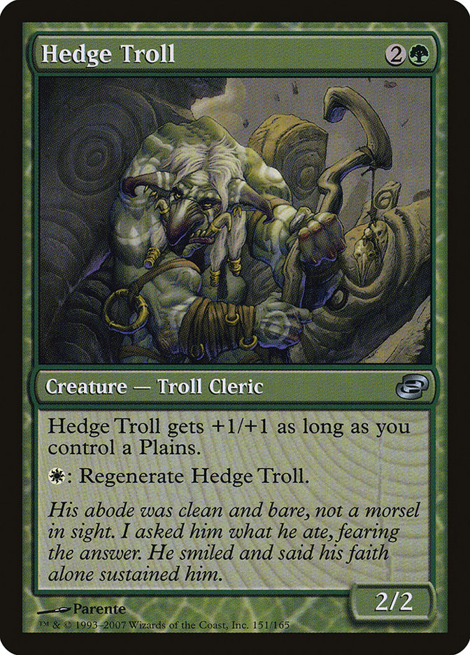 Hedge Troll [Planar Chaos] | D20 Games