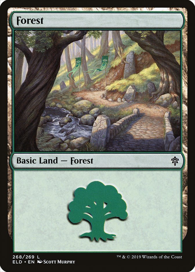 Forest (268) [Throne of Eldraine] | D20 Games