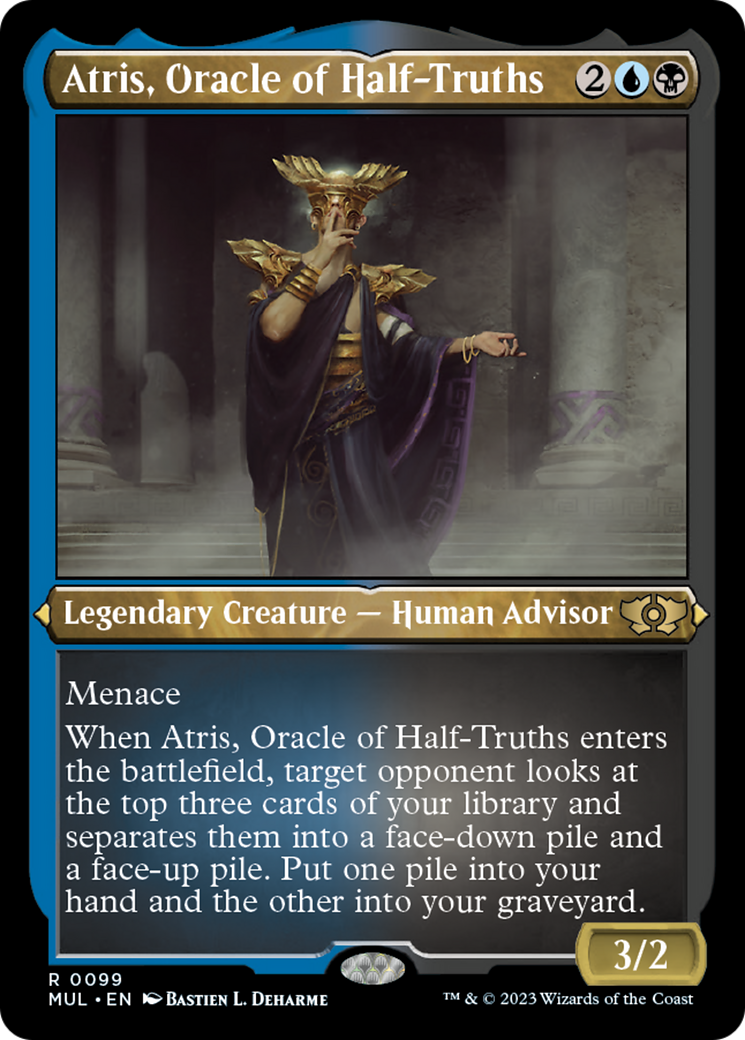 Atris, Oracle of Half-Truths (Foil Etched) [Multiverse Legends] | D20 Games
