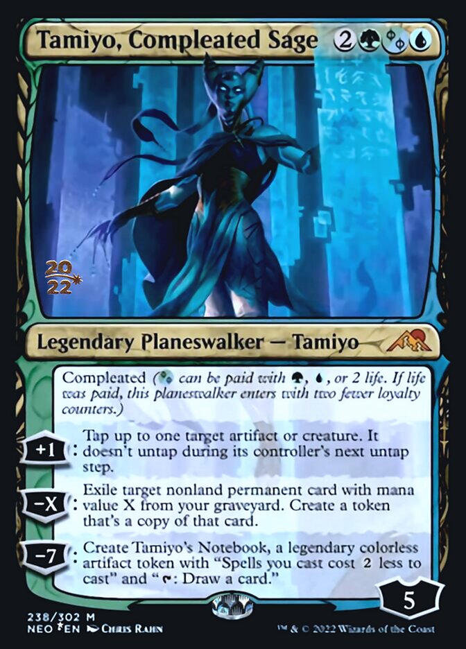 Tamiyo, Compleated Sage [Kamigawa: Neon Dynasty Prerelease Promos] | D20 Games