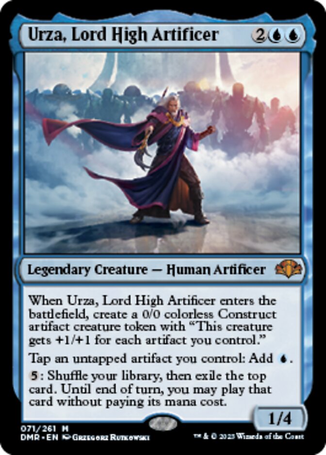 Urza, Lord High Artificer [Dominaria Remastered] | D20 Games