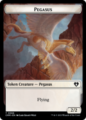 Copy (54) // Pegasus Double-Sided Token [Commander Masters Tokens] | D20 Games