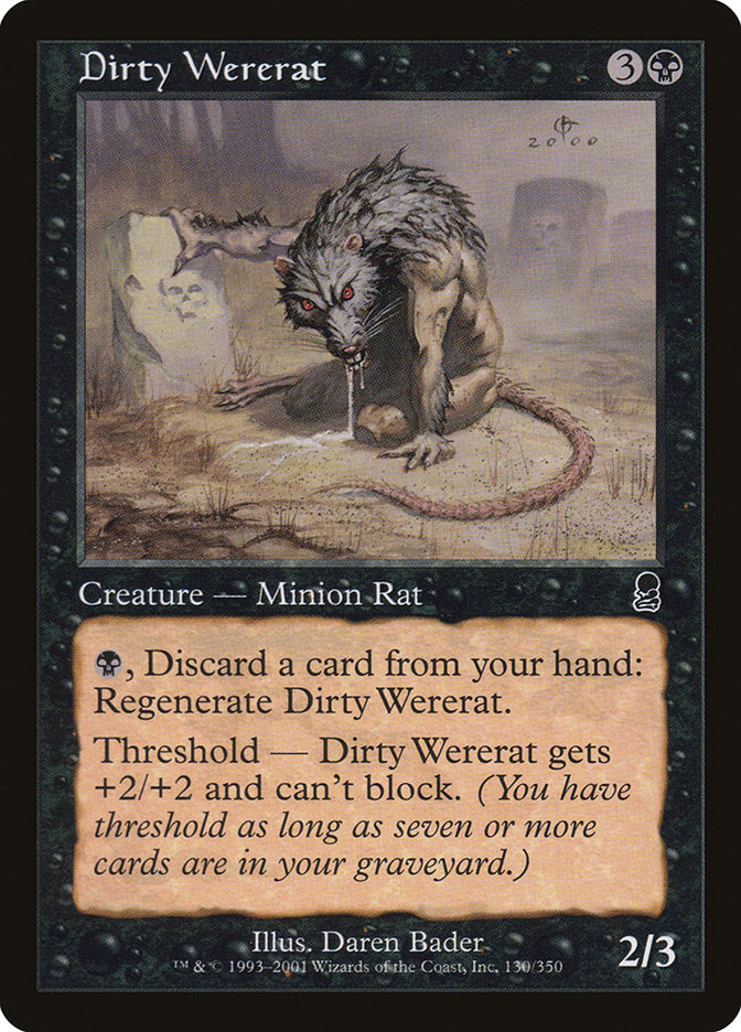 Dirty Wererat [Odyssey] | D20 Games