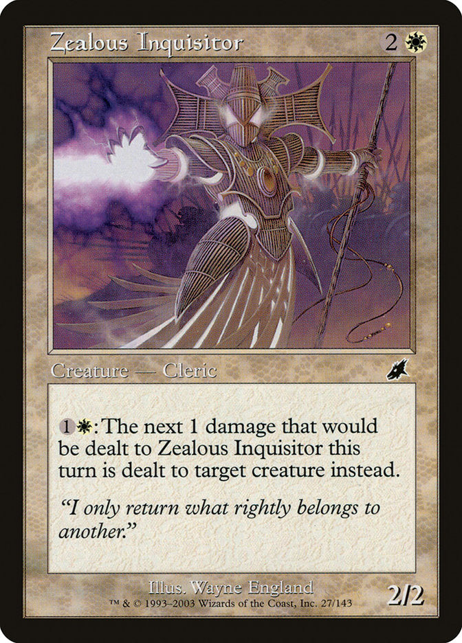 Zealous Inquisitor [Scourge] | D20 Games