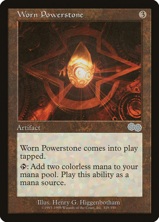 Worn Powerstone [Urza's Saga] | D20 Games