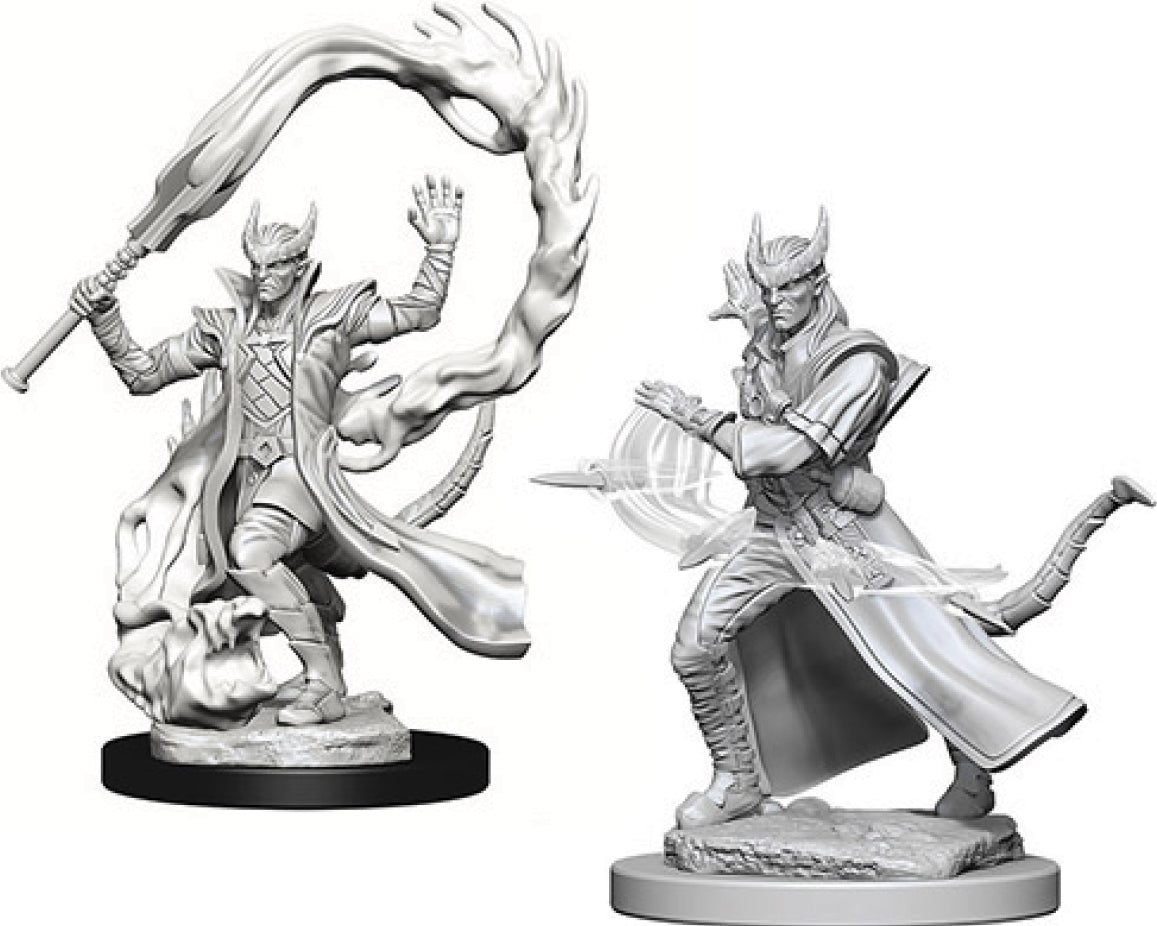 Dungeons & Dragons Nolzur`s Marvelous Unpainted Miniatures: W4 Tiefling Male Sorcerer | D20 Games