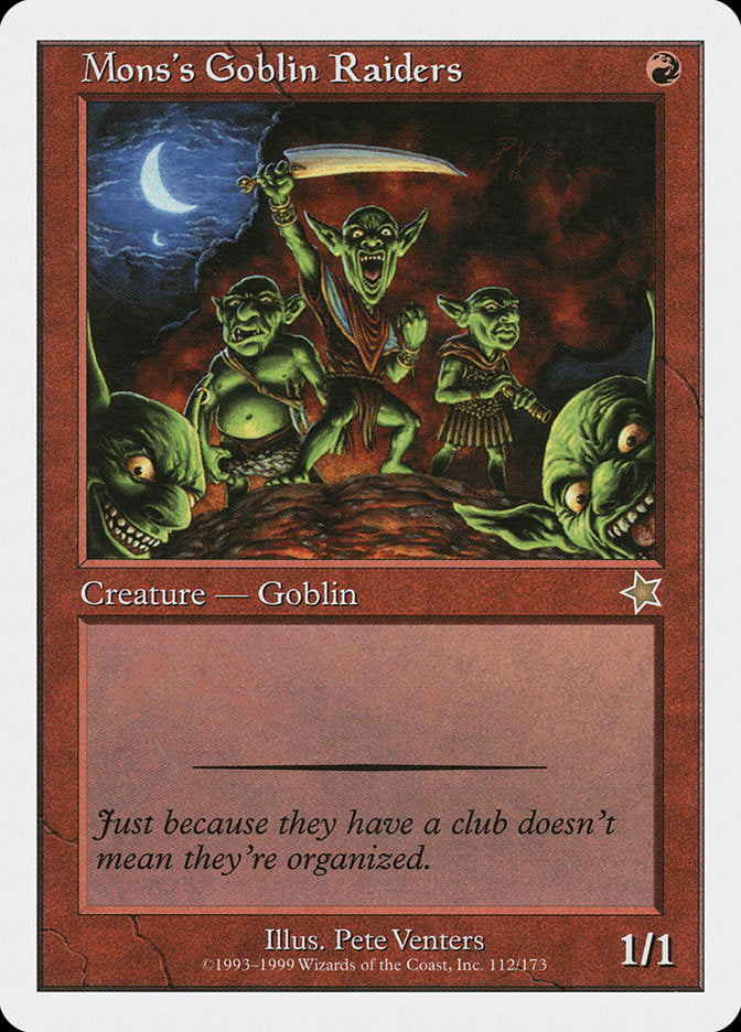 Mons's Goblin Raiders [Starter 1999] | D20 Games
