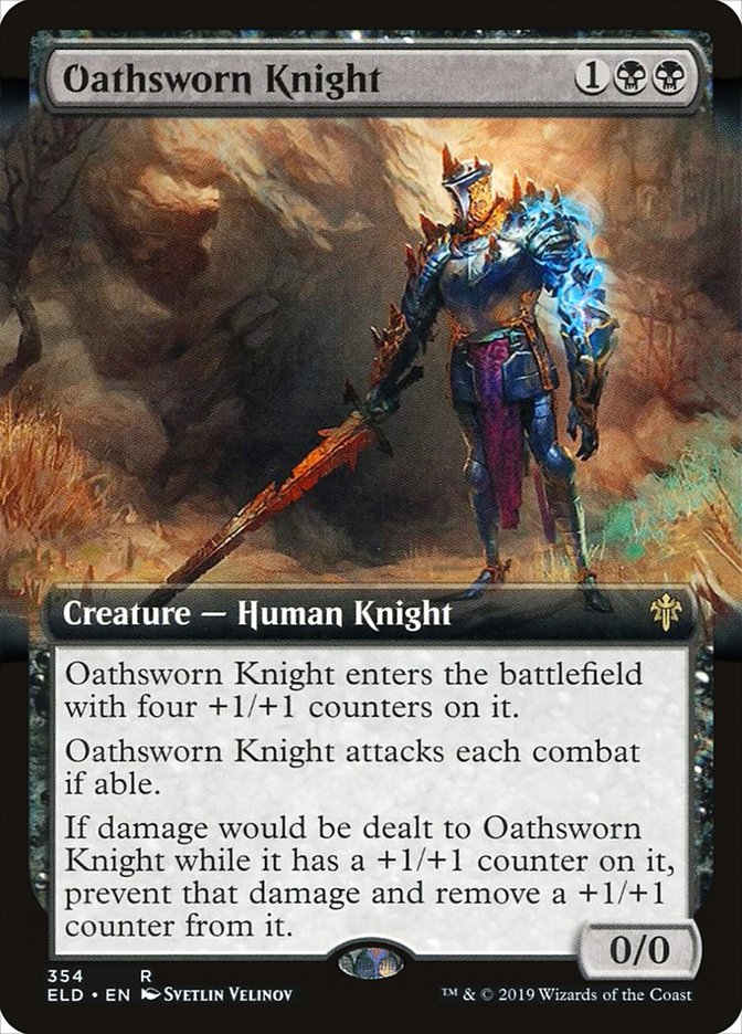 Oathsworn Knight (Extended) [Throne of Eldraine] | D20 Games