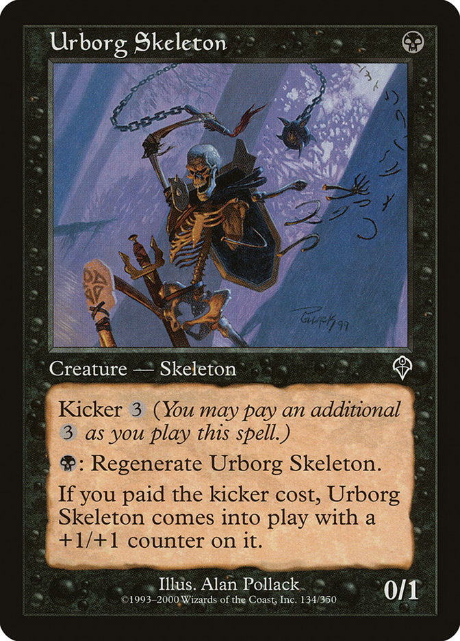 Urborg Skeleton [Invasion] | D20 Games