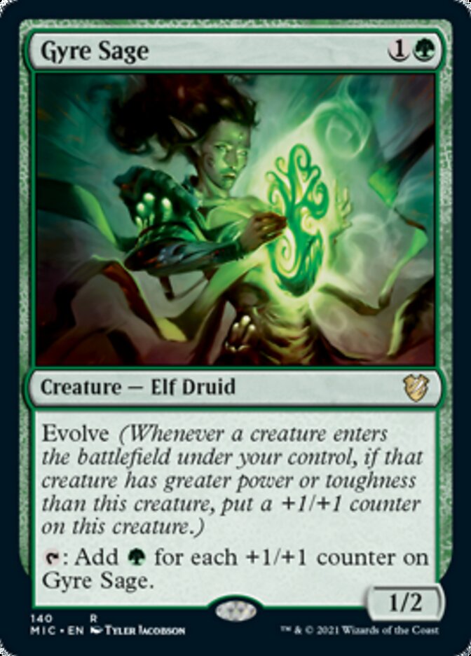 Gyre Sage [Innistrad: Midnight Hunt Commander] | D20 Games