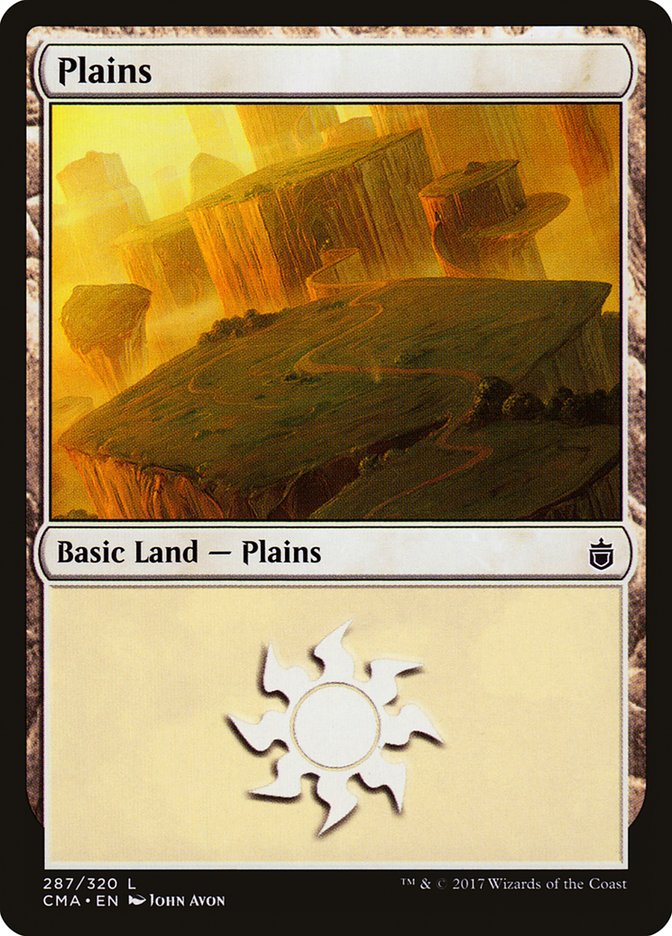 Plains (287) [Commander Anthology] | D20 Games