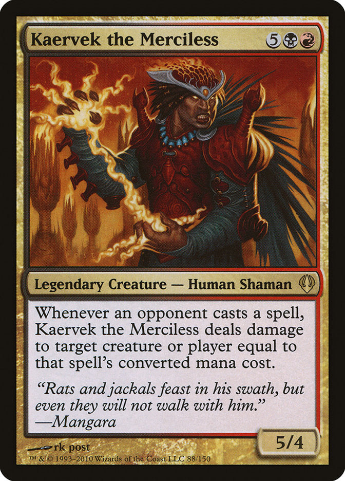 Kaervek the Merciless [Archenemy] | D20 Games