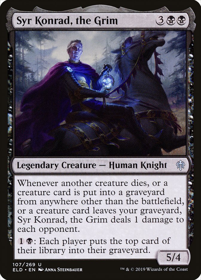 Syr Konrad, the Grim [Throne of Eldraine] | D20 Games