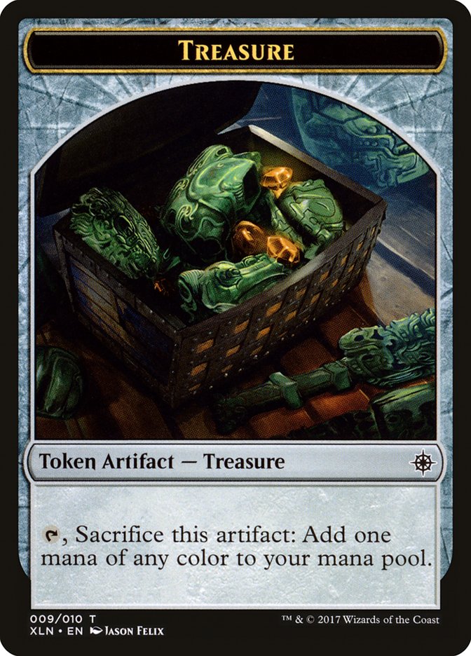 Treasure (009/010) [Ixalan Tokens] | D20 Games