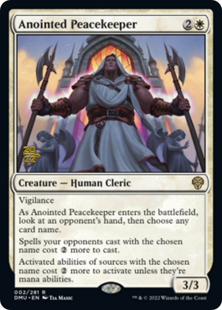 Anointed Peacekeeper [Dominaria United Prerelease Promos] | D20 Games