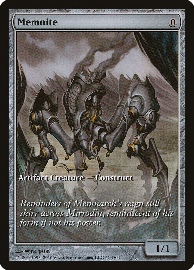 Memnite (Game Day) (Extended) [Scars of Mirrodin Promos] | D20 Games