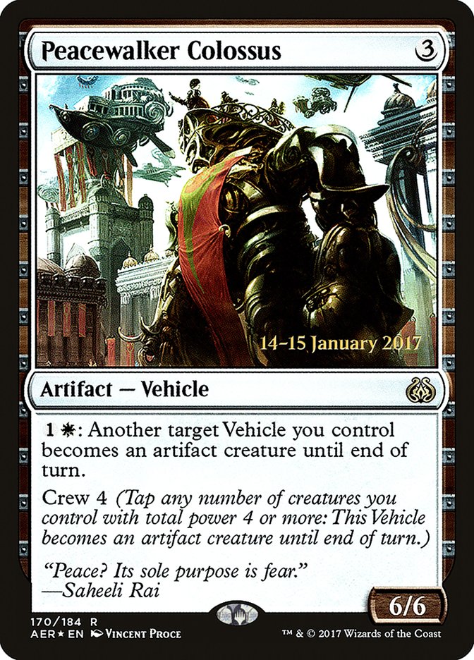 Peacewalker Colossus  [Aether Revolt Prerelease Promos] | D20 Games