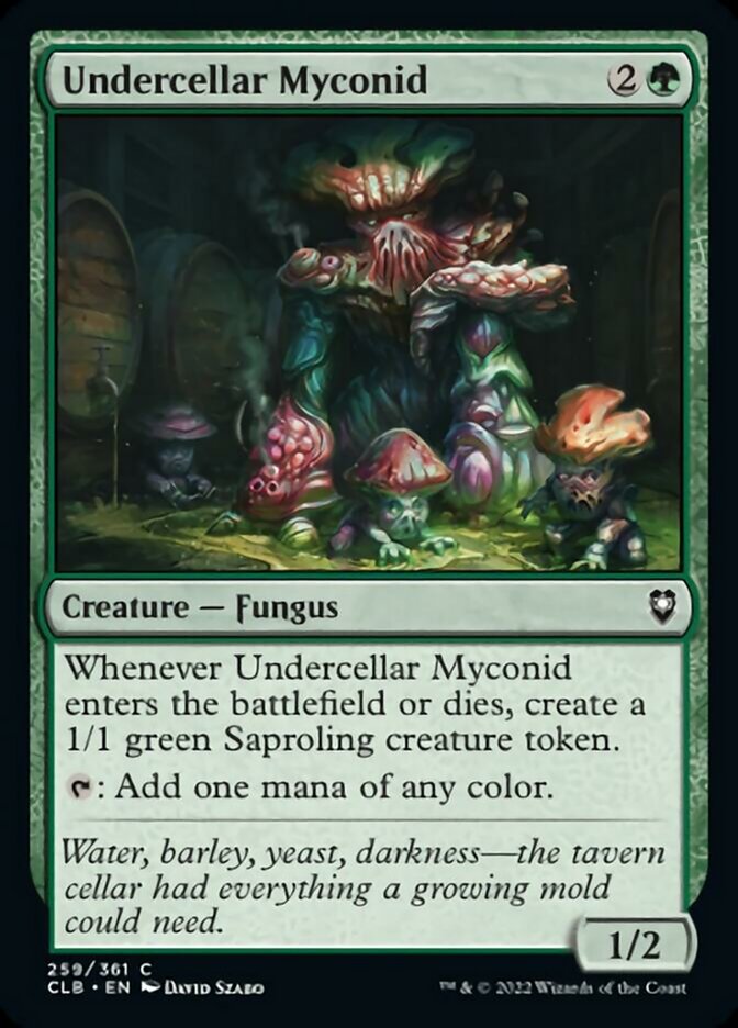 Undercellar Myconid [Commander Legends: Battle for Baldur's Gate] | D20 Games