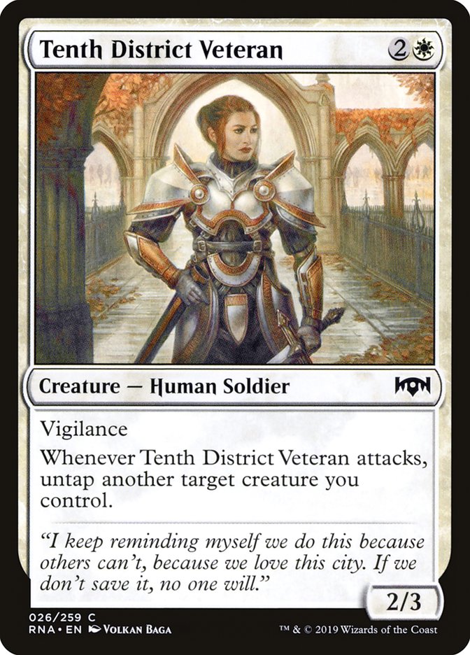 Tenth District Veteran [Ravnica Allegiance] | D20 Games