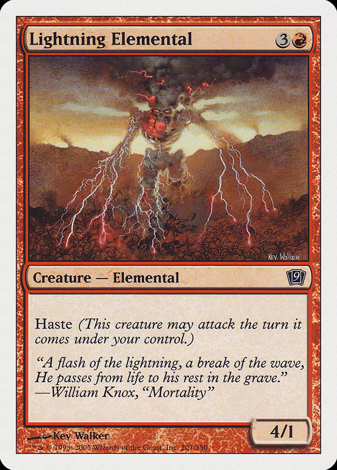 Lightning Elemental [Ninth Edition] | D20 Games