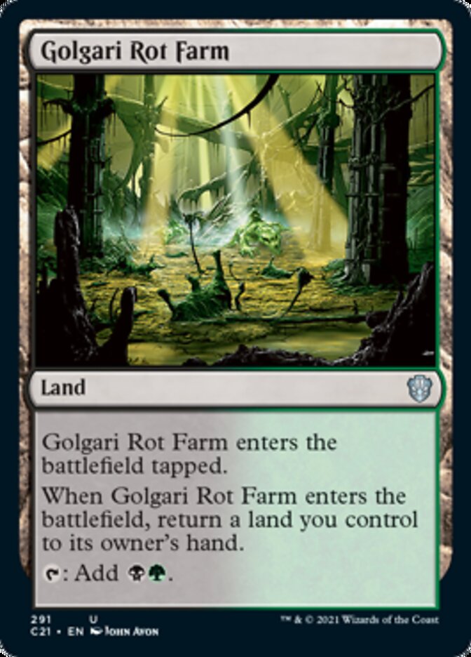Golgari Rot Farm [Commander 2021] | D20 Games