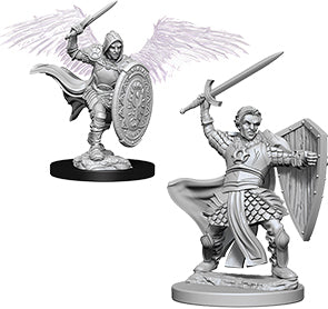 Dungeons & Dragons Nolzur`s Marvelous Unpainted Miniatures: W5 Aasimar Male Paladin | D20 Games