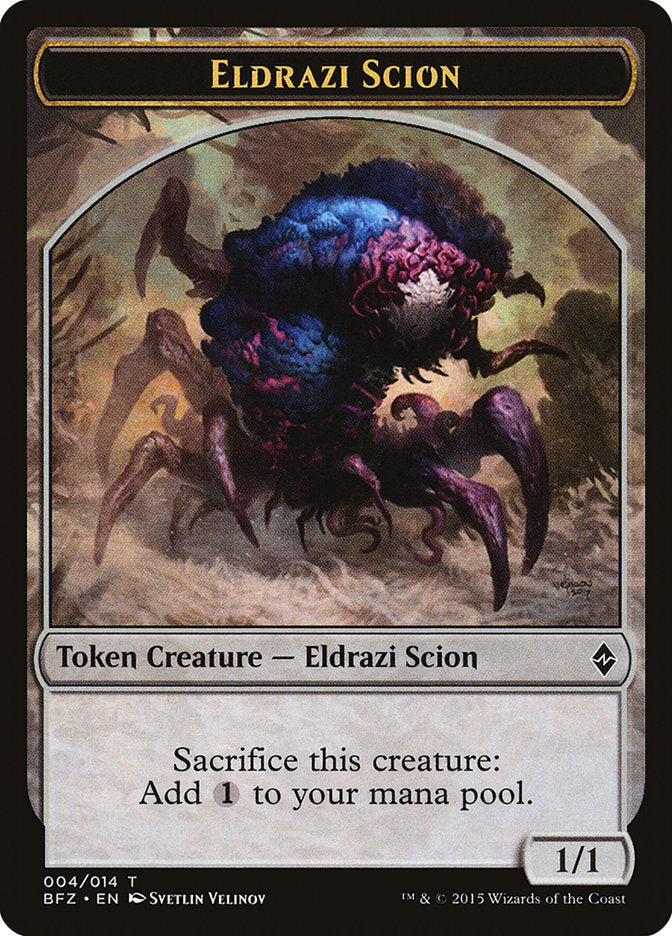 Eldrazi Scion (004/014) [Battle for Zendikar Tokens] | D20 Games