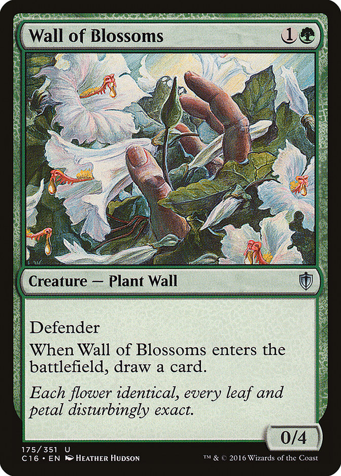 Wall of Blossoms [Commander 2016] | D20 Games