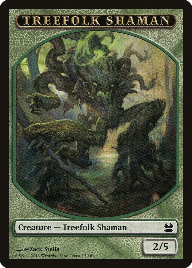 Treefolk Shaman [Modern Masters Tokens] | D20 Games